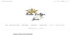 Desktop Screenshot of bellavintagehome.com